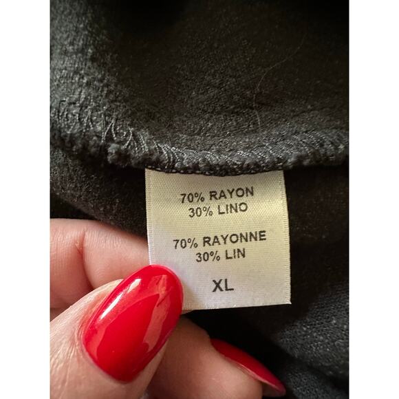 Rachel Pally - Linen Doreen Dress - XL - Black NWOT - Picture 9 of 10